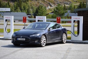 Electric Tesla Fueling Station